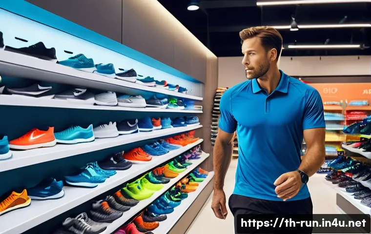 러닝 중 부상 예방법 - **Prompt: "A diverse male runner, mid-thirties, wearing sleek, dark grey athletic shorts and a light...